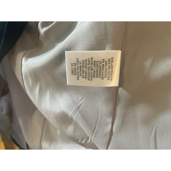 Women’s Banana Republic Navy Blue Wool Blend Blazer w/Gold Buttons (2) - Picture 3 of 5